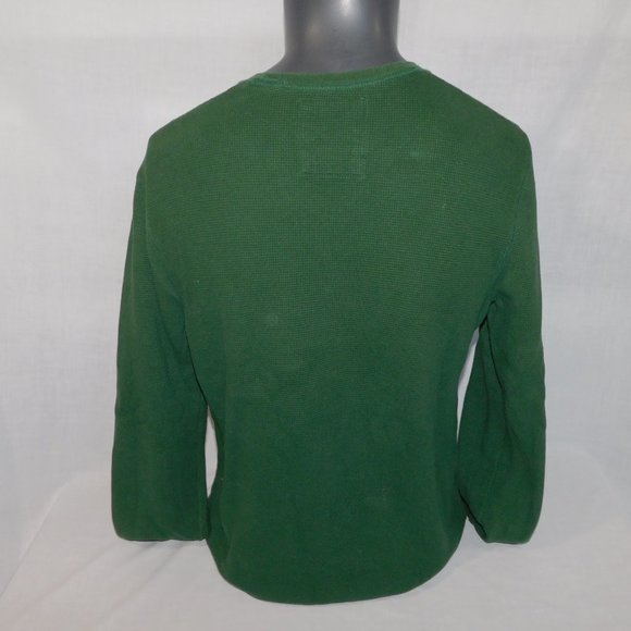 NFL Team Apparel Wisconsin Green Bay Packers Mens L Long Sleeve Waffle Shirt - Picture 6 of 6